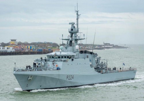 After official commissioning Rock set to be home base for HMS Trent? 